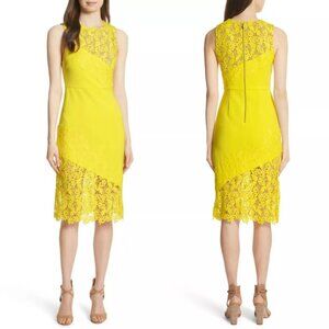 Alice & Olivia Floral Applique Dress